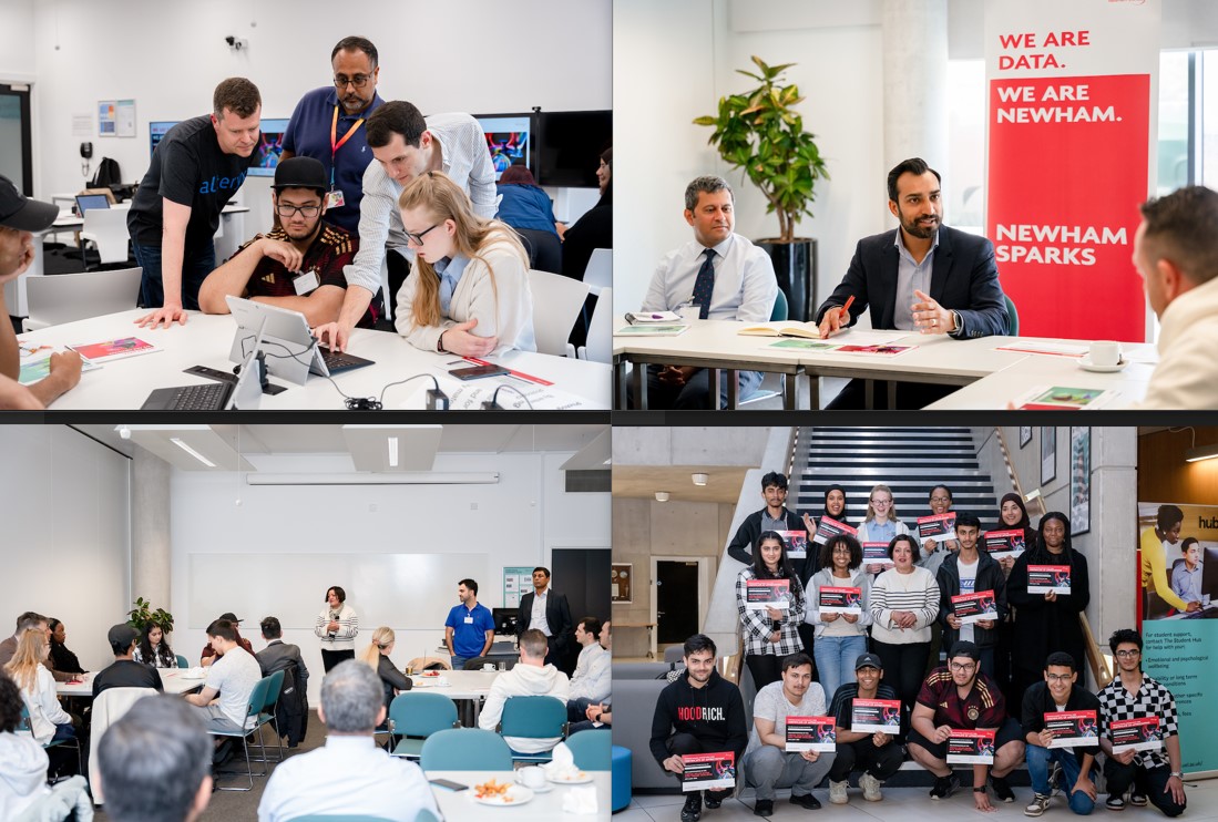 As part of the inaugural #LondonDataWeek, #Newham Council &amp; #UEL brought together leading data business leaders, teachers, education providers &amp; young people to have some fun with data &amp; share ideas about how to support the data economy in London. londondataweek.org