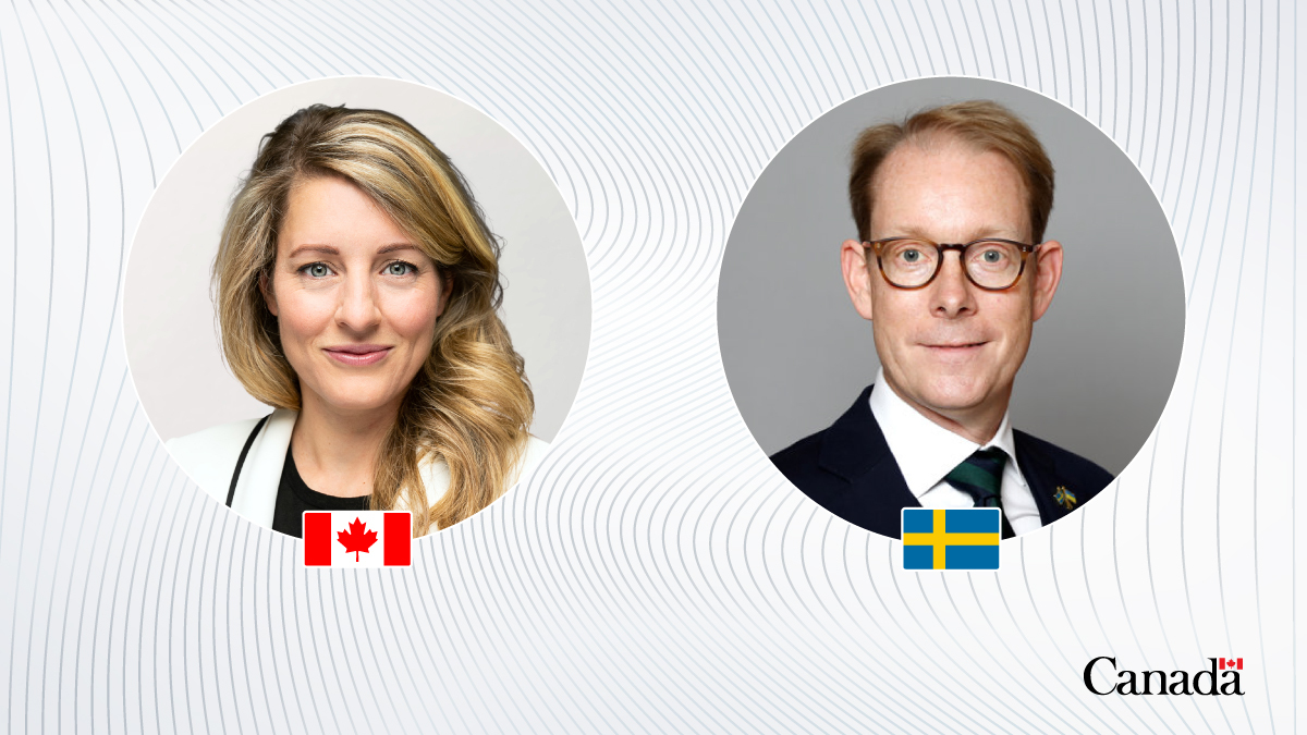 Minister Joly spoke with her Swedish counterpart, @TobiasBillstrom and emphasized Canada’s unequivocal support for #Sweden’s accession to #NATO. They also discussed efforts to hold the Iranian regime accountable for the downing of flight #PS752.