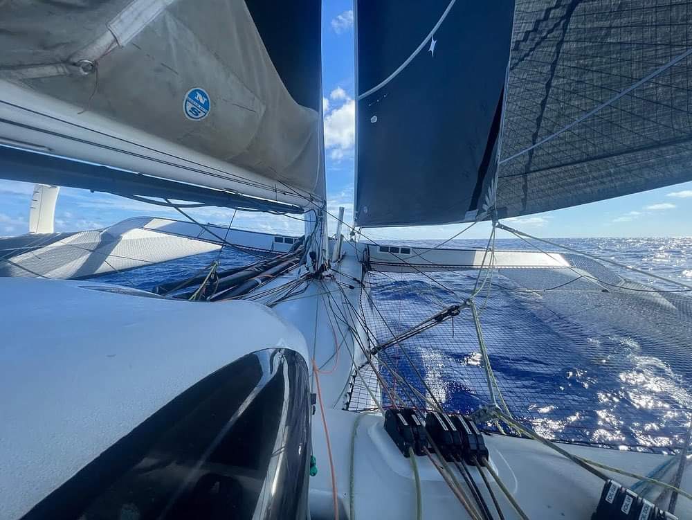 UltimBoat's tweet photo. #Ultime #MOD70 #Multi70 #TranspacRace #Arrivée
Très très belle victoire de Justin Shaffer et son équipage à bord d'Orion sur la @TranspacRace.
Le MOD70 s'impose sur les 2225 mn du parcours entre Los Angeles et Honolulu en 4 j 17 heures 48 min et 1 sec. Si depuis 2 j les vitesses https://t.co/1ui0iLhvPQ