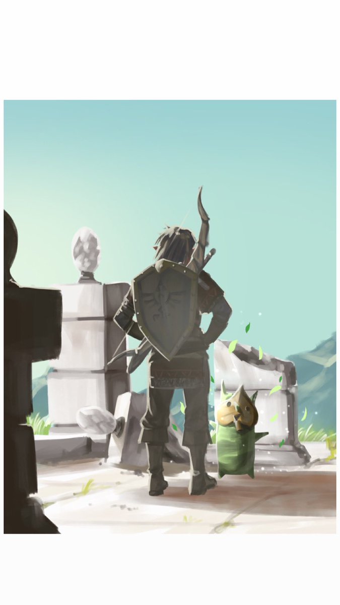 i can’t stop thinking about that video of the korok being scared by the stalkoblin head