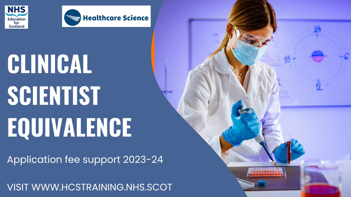 Are you thinking of applying for Clinical Scientist Equivalence?  

The <a href="/ahcsuk/">Academy for Healthcare Science</a> are hosting drop-in sessions to find out about application process, portfolios, interview support, or any other queries you may have.

Next date ⏰is 20th July at 11:00 visit bit.ly/3riI22b