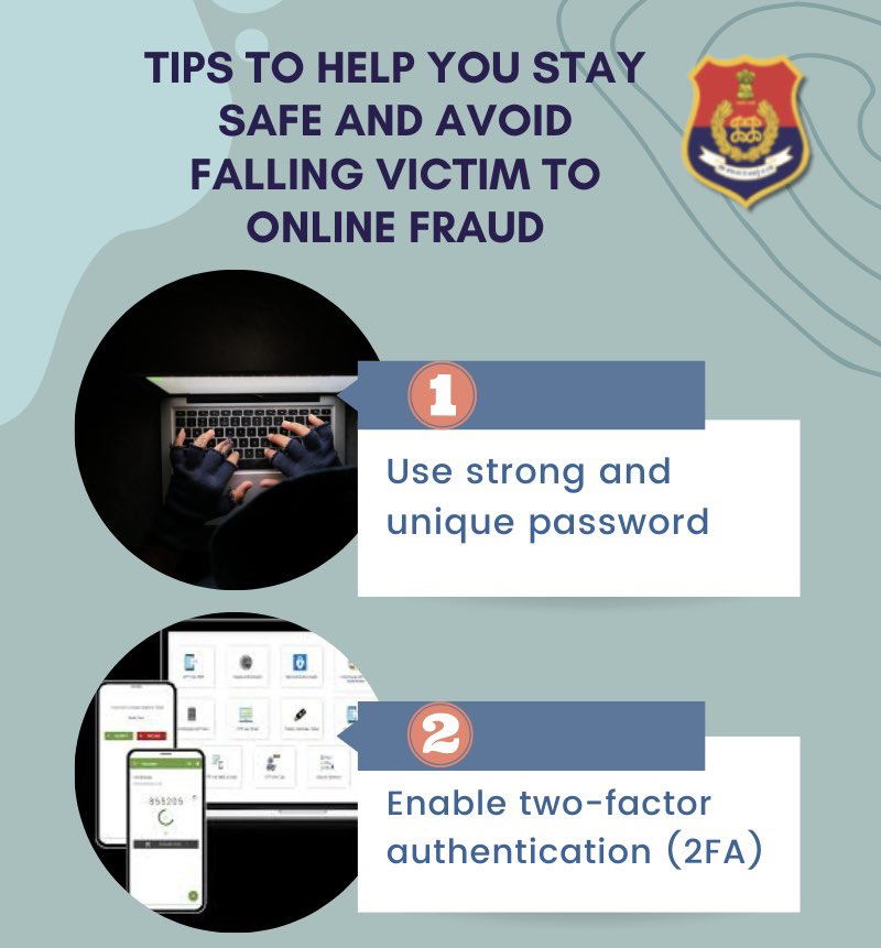 cpasr_psverka's tweet photo. "Stay Ahead of Online Frauds: Top Tips for a Secure Digital Experience"
#PsVerka #Amritsarpolice
#OnlineFraudPrevention
#CyberSecurityTips
#OnlineSafety
#FraudProtection
#StaySafeOnline
#DigitalSecurity
#FraudPreventionTips
#OnlineScamAwareness https://t.co/PLY8bYByIE