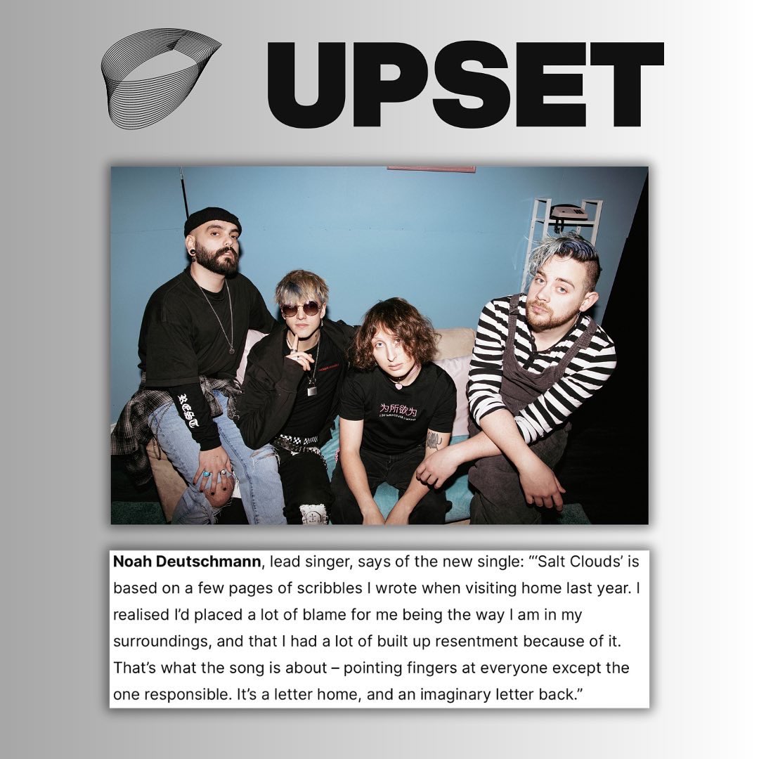 barkdotpr's tweet image. Huge thanks to @Loudwire @onestowatch @upsetmagazine @NotionMagazine for featuring @tribefriday! 

Their latest single ‘Salt Clouds’ is available on all streaming platforms!