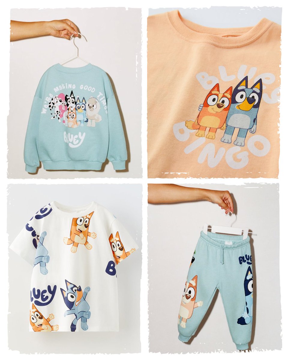 OfficialBlueyTV's tweet photo. The #Bluey collection at ZARA is now available! 💙 

View the entire range and find out more ➡️ https://t.co/5H36Lnbm7E https://t.co/9rOgHqeQOv