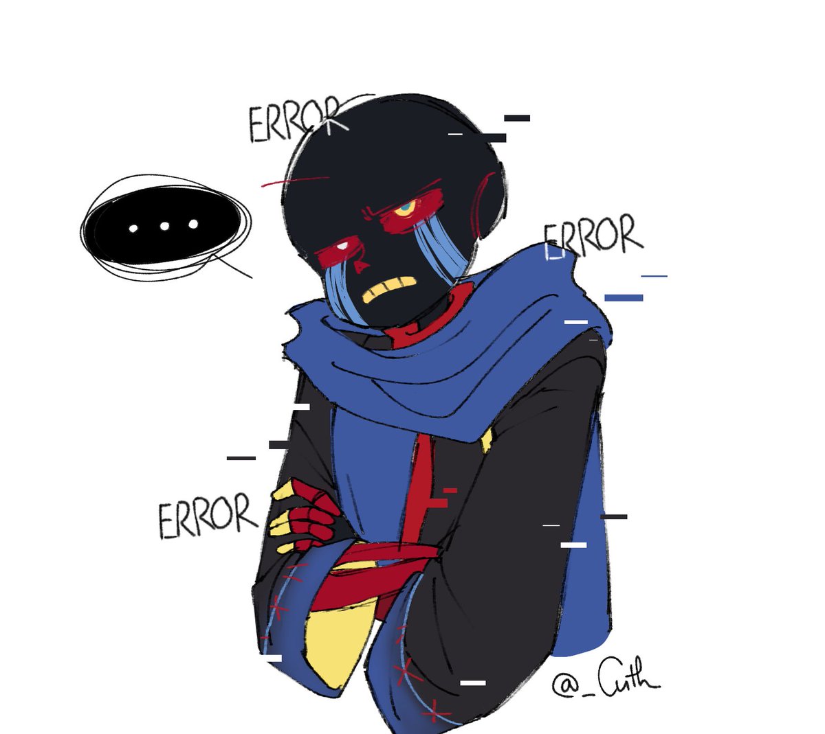 _Cuth's tweet image. Error looked at Ink and knew he did something... sus