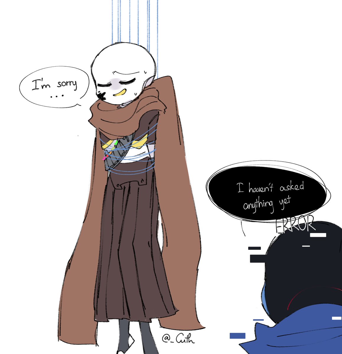 _Cuth's tweet image. Error looked at Ink and knew he did something... sus