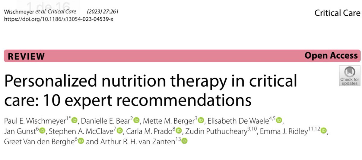 Barbaraa_GR's tweet photo. Terapia Nutricional Personalizada en la UCI: 10 recomendaciones de expertos 🍽️👩🏻‍⚕️👨🏻‍⚕️🧑🏼‍⚕️

https://t.co/V2bQg2aqn4

Congrats @Paul_Wischmeyer https://t.co/HyUMRyTrDO