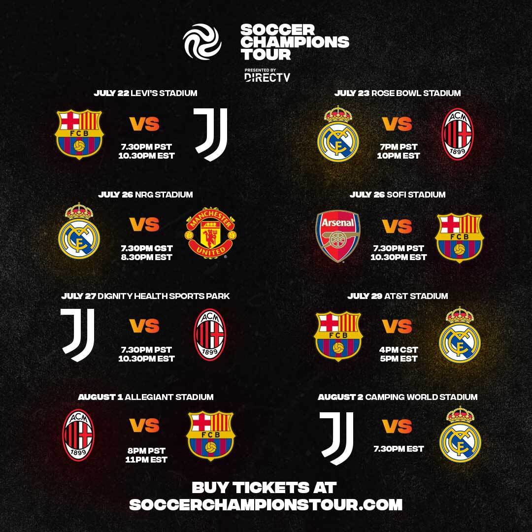 Soccer Champions Tour on Twitter "History is about to kick off. The