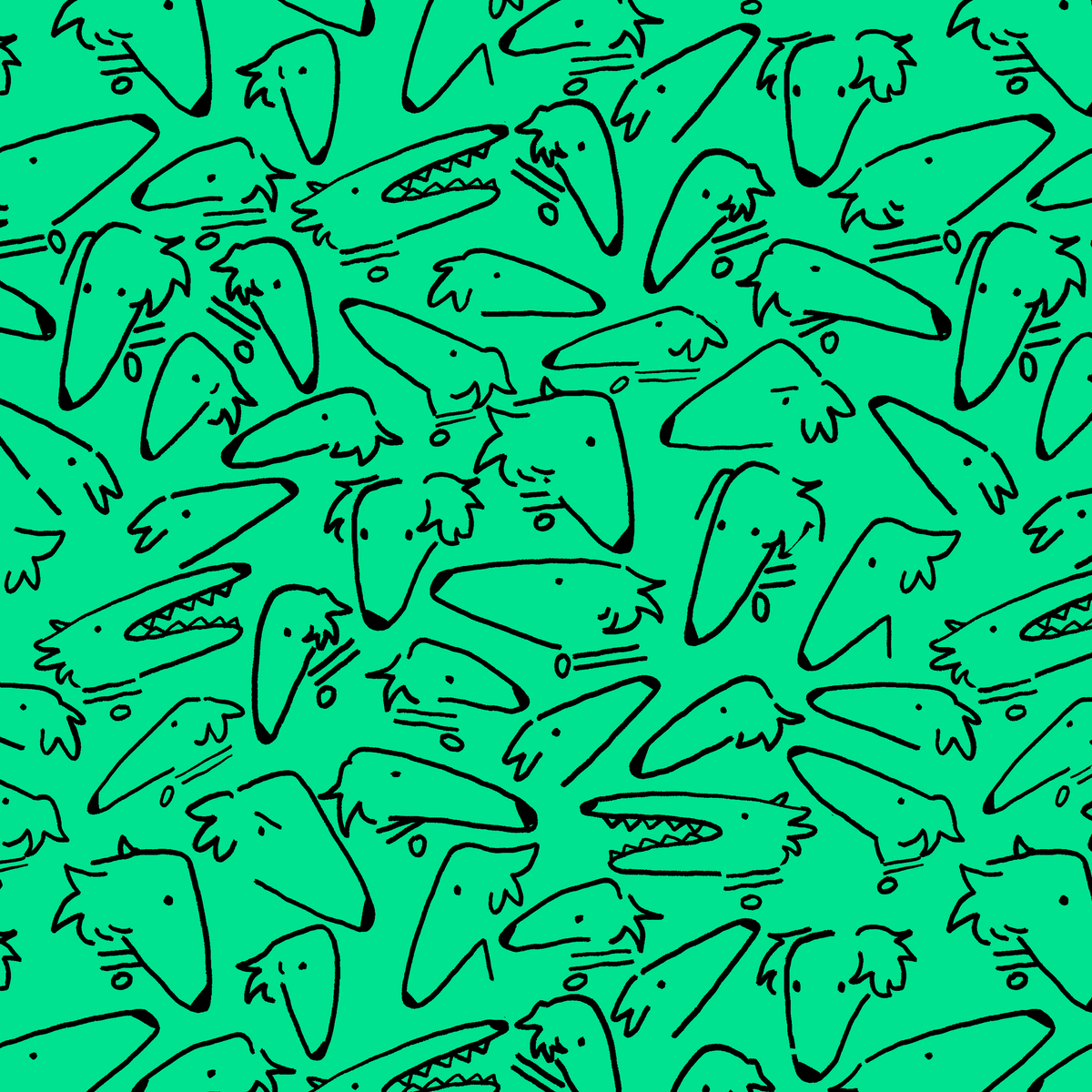 disgaydesigns's tweet image. remember when #borzoi dogs were viral on tiktok? yeah, i made this #repeatingpattern then