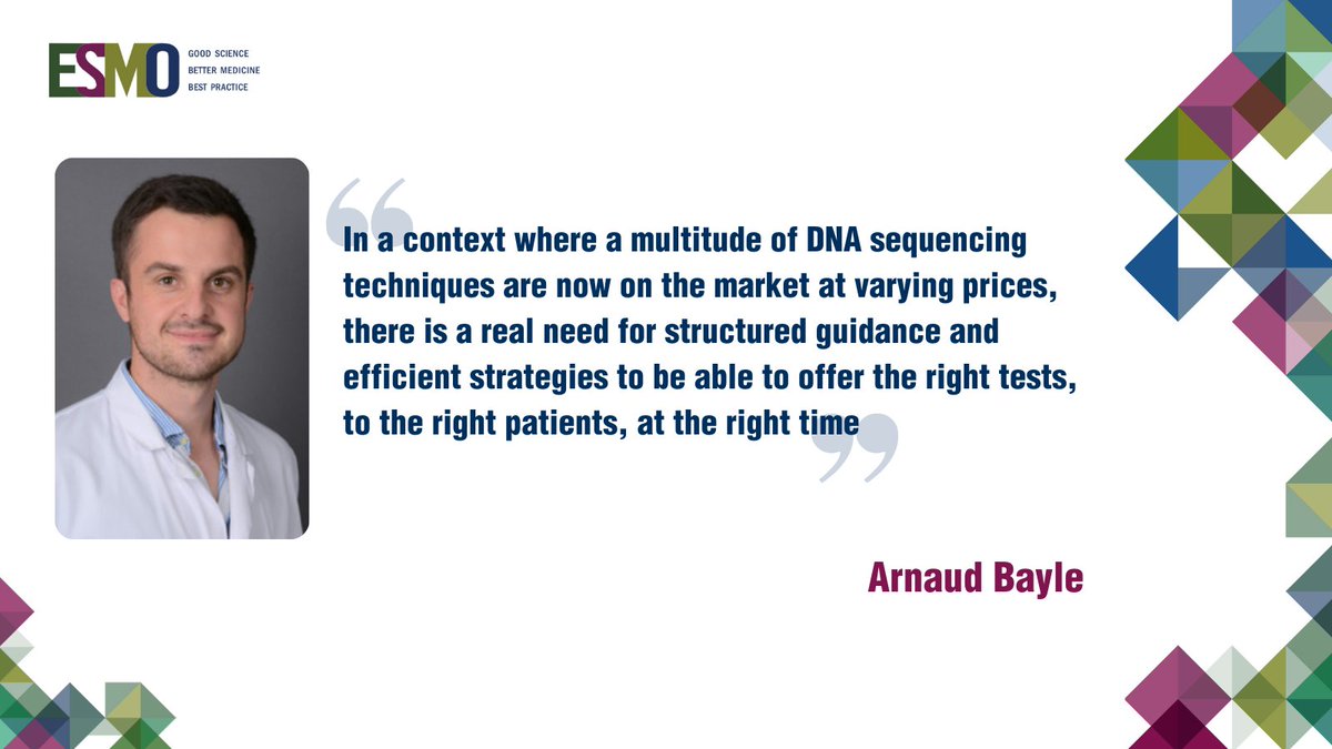 An ESMO study revealed that advanced genetic testing, is largely inaccessible to #CancerPatients across Europe. ESMO can play a pivotal role to build a framework for #PrecisionMedicine that reaches all patients who can benefit from it. 📌ow.ly/zx0u50P57aZ