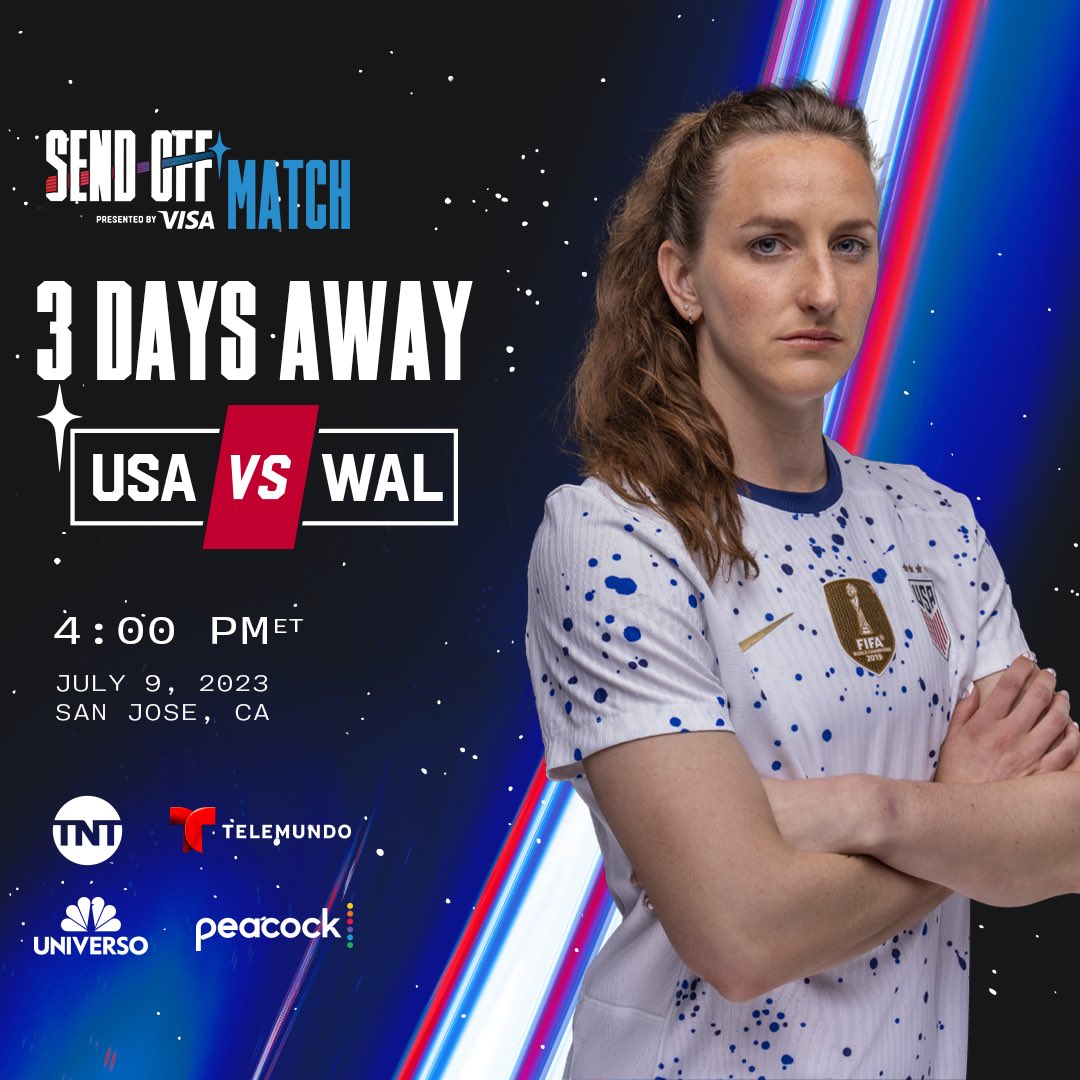 USWNT's tweet photo. Are you ready, Bay Area?!?! 🇺🇸

#USWNT x @Visa https://t.co/bovEORIymX