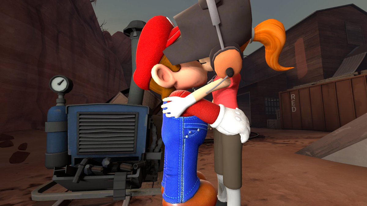 R1999Alister's tweet photo. He he so romantic kissing for great couple Mario and Scout Meggy 😁 #MarioxMeggy

(Art belonging to shaokahn68 on https://t.co/9w6WpN9OKy)

https://t.co/2MDQqPWM4N https://t.co/DFyElzptQ9
