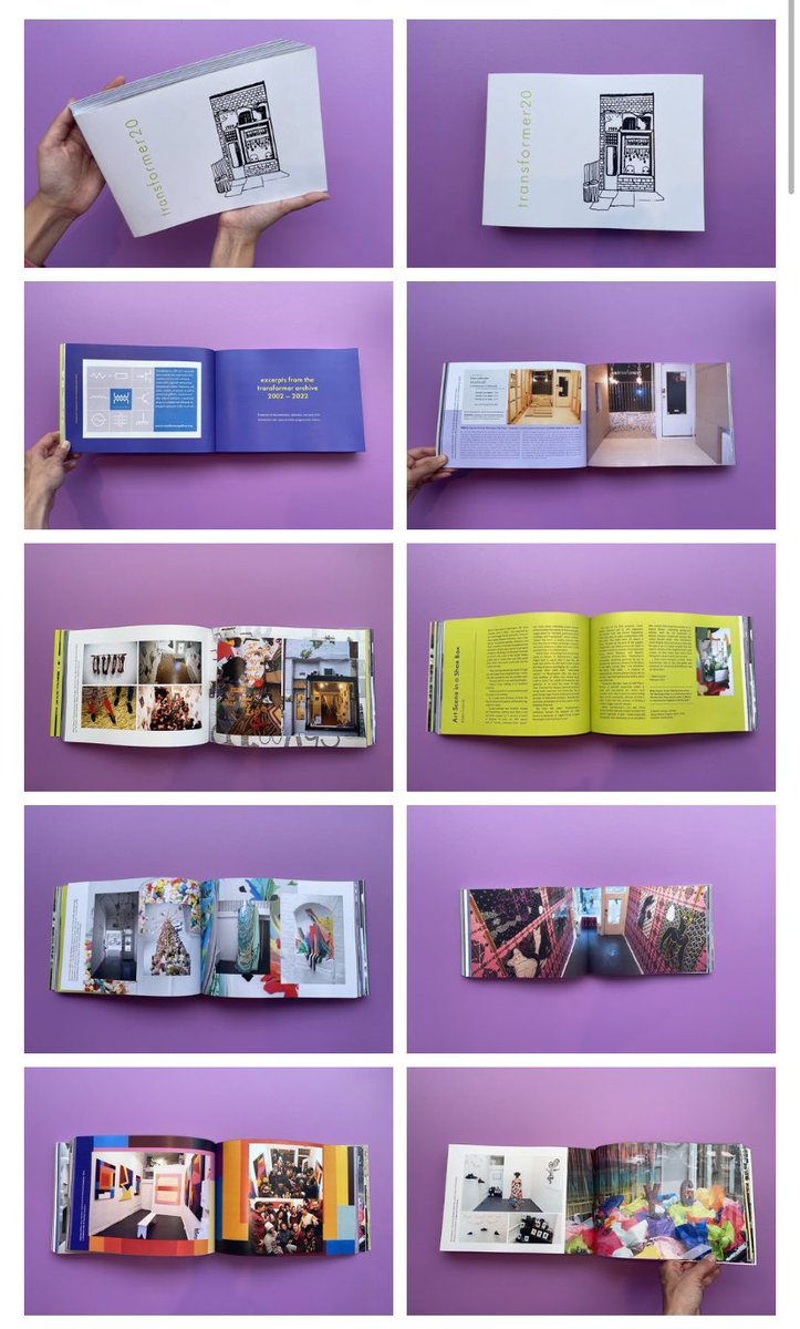 transformerDC's tweet photo. TRANSFORMER20: THE BOOK | 
This limited run COLLECTOR’S EDITION, catalogs 20 years of emerging artists, experimental exhibitions, and collaborative programming. BUY NOW at https://t.co/DKDUSfzNJw ✨ https://t.co/QBI7rV0KTk