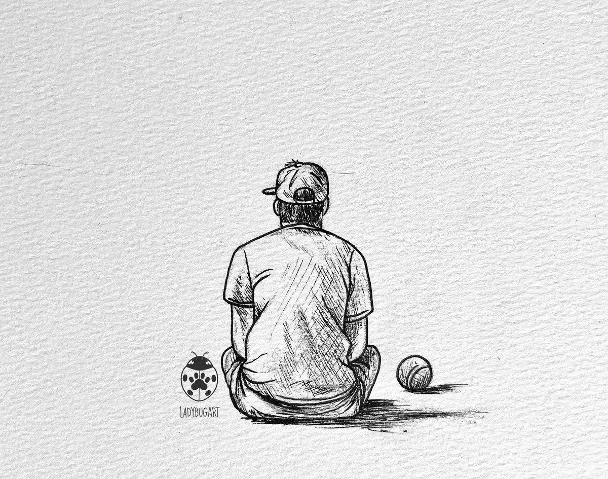 lady_bug_art's tweet photo. You were my favourite part of every day 🐾💔🐾 #dogloss #petloss #imissmydog https://t.co/UwQpO0foib