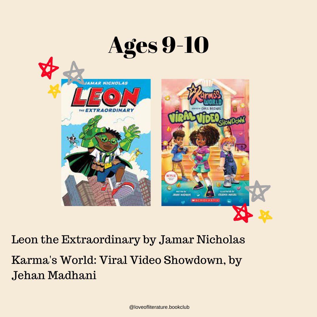 Our summer term starts this Saturday! Here's what we're reading this summer. We are so excited to start reading all of these amazing books and see all of your smiling faces. 😁📚

#loveofliteraturebookclub #representationmatters #summerreading #bookclub  #youngreaders