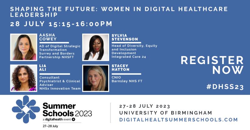 I'm humbled to be joining the Digital Health Summer School as part of the "Women in Digital Healthcare Leadership" session. We'll focus on the pivotal role of Diversity and Inclusion in leadership, Together WE CAN tackle digital healthcare problems with shared value solutions.