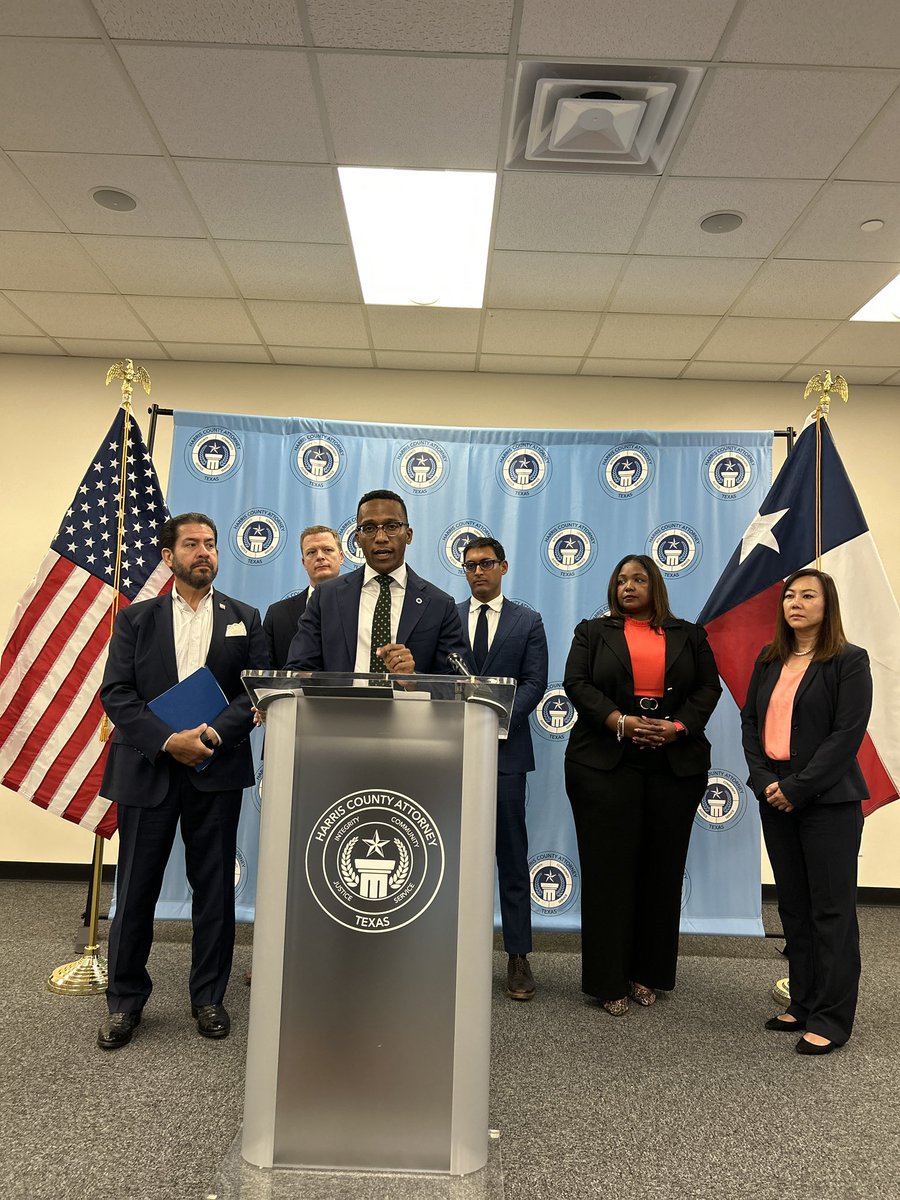 CDMenefee's tweet photo. NEW: We sued Texas officials over the new law that abolishes the elections administrator office in only Harris County and no other county. 

We can’t allow legislators to target one of the most diverse counties in our state to disrupt our elections &amp; undermine local officials. https://t.co/Lj5448FlLN