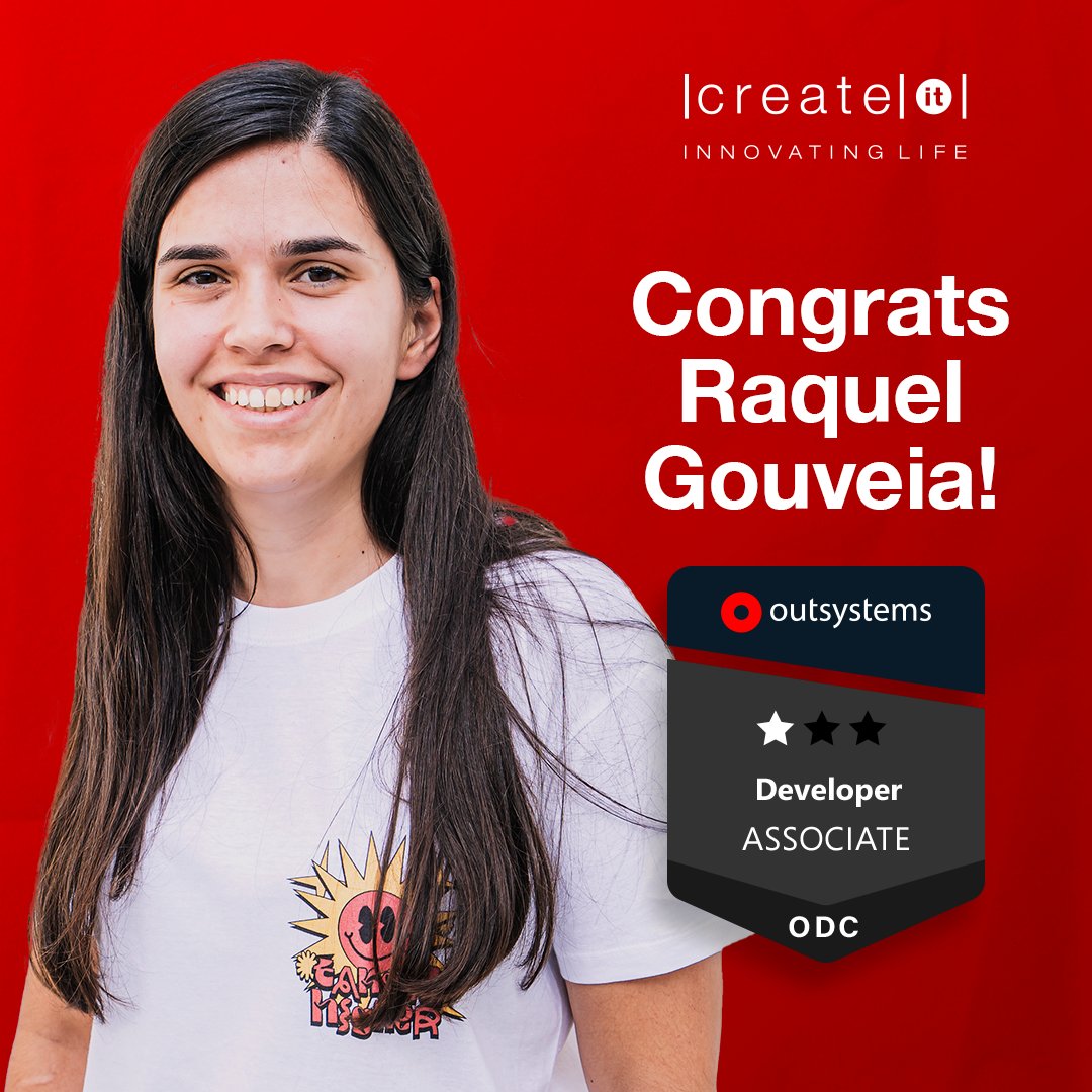 createit_pt's tweet image. ๐ฌ๐ง Not one, but two colleagues achieving the @OutSystems #AssociateDeveloper (ODC) certification! ๐
๐
 Well done, Raquel and Jorge ๐ Our #OutSystems team keeps evolving to stay at the forefront of low-code and prepared to the most demanding challenges from our customers. ๐ช