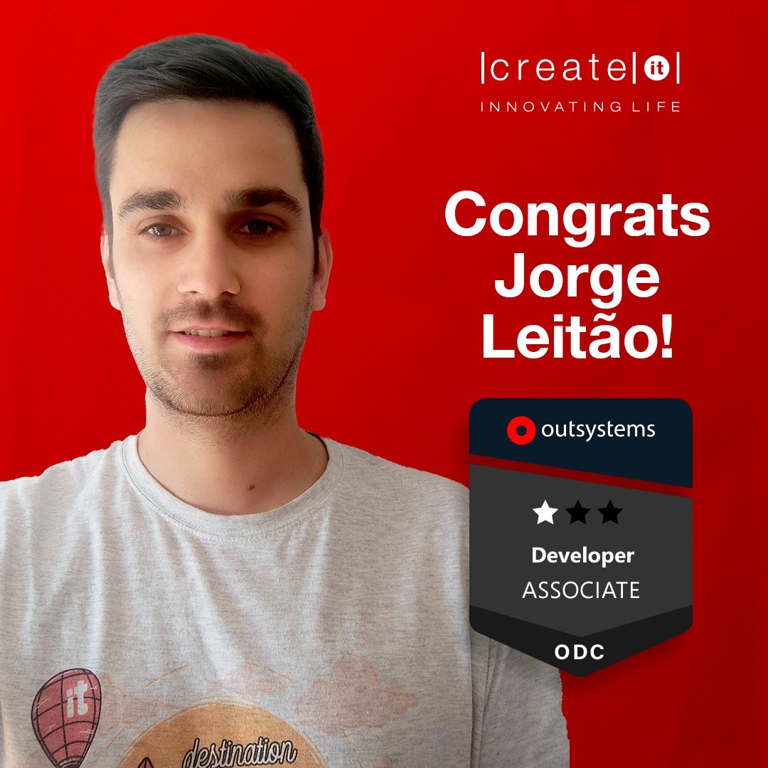 createit_pt's tweet image. ๐ฌ๐ง Not one, but two colleagues achieving the @OutSystems #AssociateDeveloper (ODC) certification! ๐
๐
 Well done, Raquel and Jorge ๐ Our #OutSystems team keeps evolving to stay at the forefront of low-code and prepared to the most demanding challenges from our customers. ๐ช
