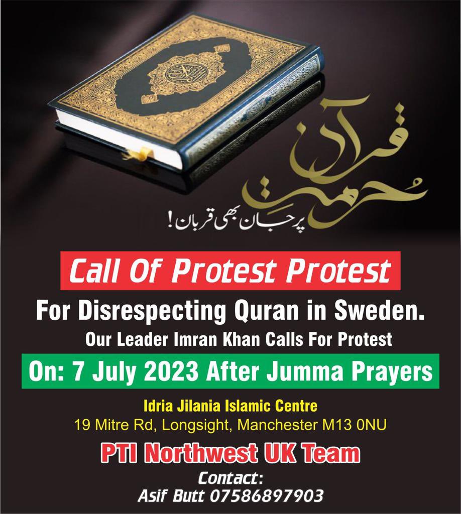 MehakMacMax's tweet photo. Overseas Pakistani in North Manchester please come out tomorrow and participate in protest this is an Official call from Khan Sahab. 
#Manchester #NorthManchester #ImranKhanForPakistan #FridayProtest https://t.co/SbRx37pBVW