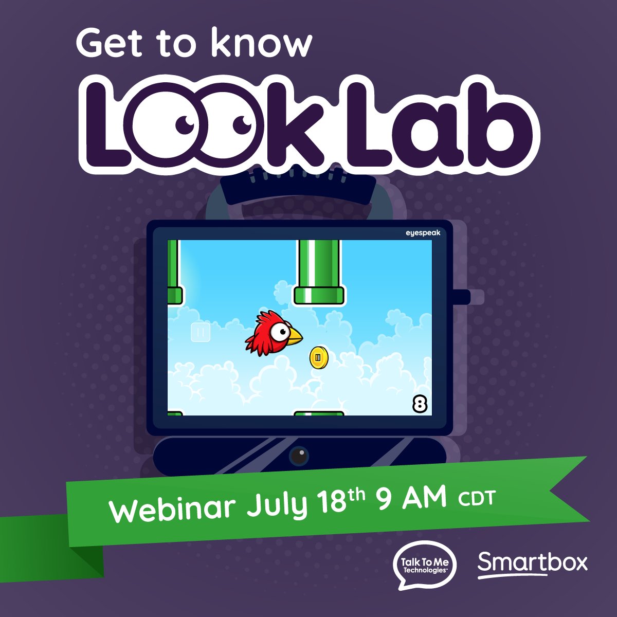 TalkToMeAAC's tweet photo. A brand-new software package for eye tracking users is here! Check out the webinar July 18th to see all of what Look Lab has to offer! https://t.co/uxv1mpAenz
#looklab #eyetracking #smartbox #TTMTaac https://t.co/0pUAdEAuig