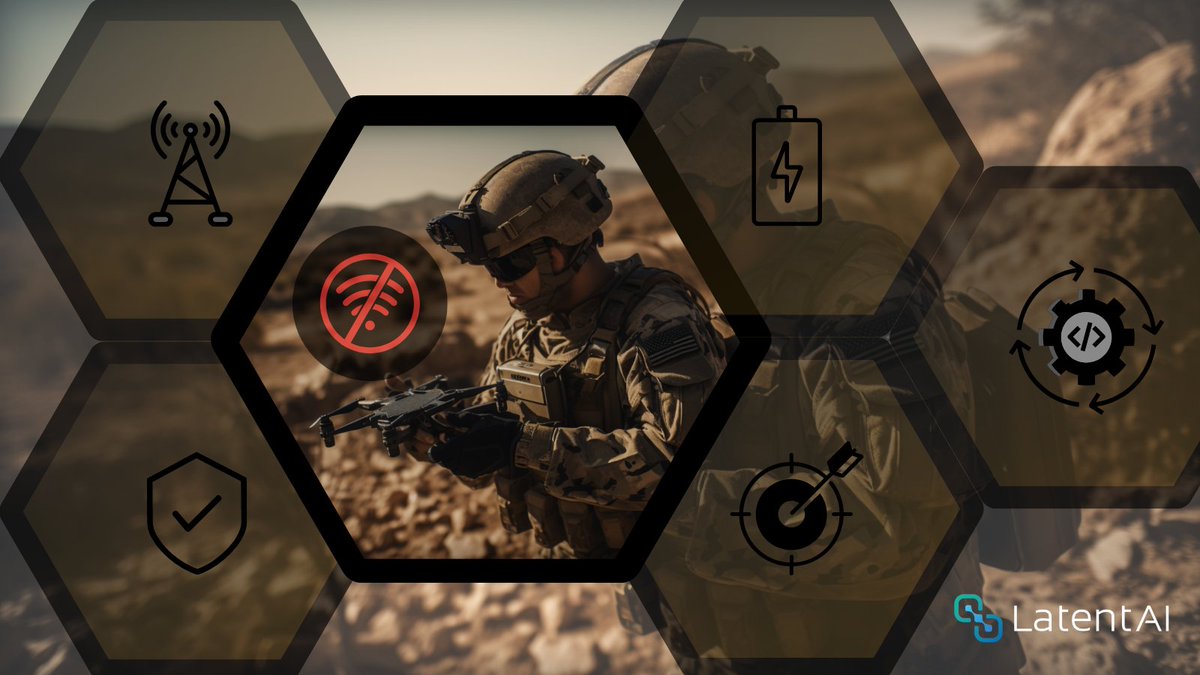 latentai's tweet photo. We build Edge AI for air-gapped environments without the need for network connectivity or the cloud.
#LEIP #DefendDeployDecide
Read more here: https://t.co/gjjR1NmhpU
@javajag https://t.co/xR0uRbBdlr