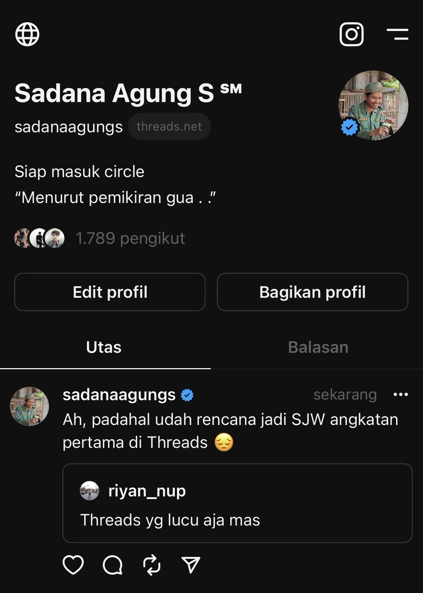 Twitter jarang buka, nekat semangat nge -Threads