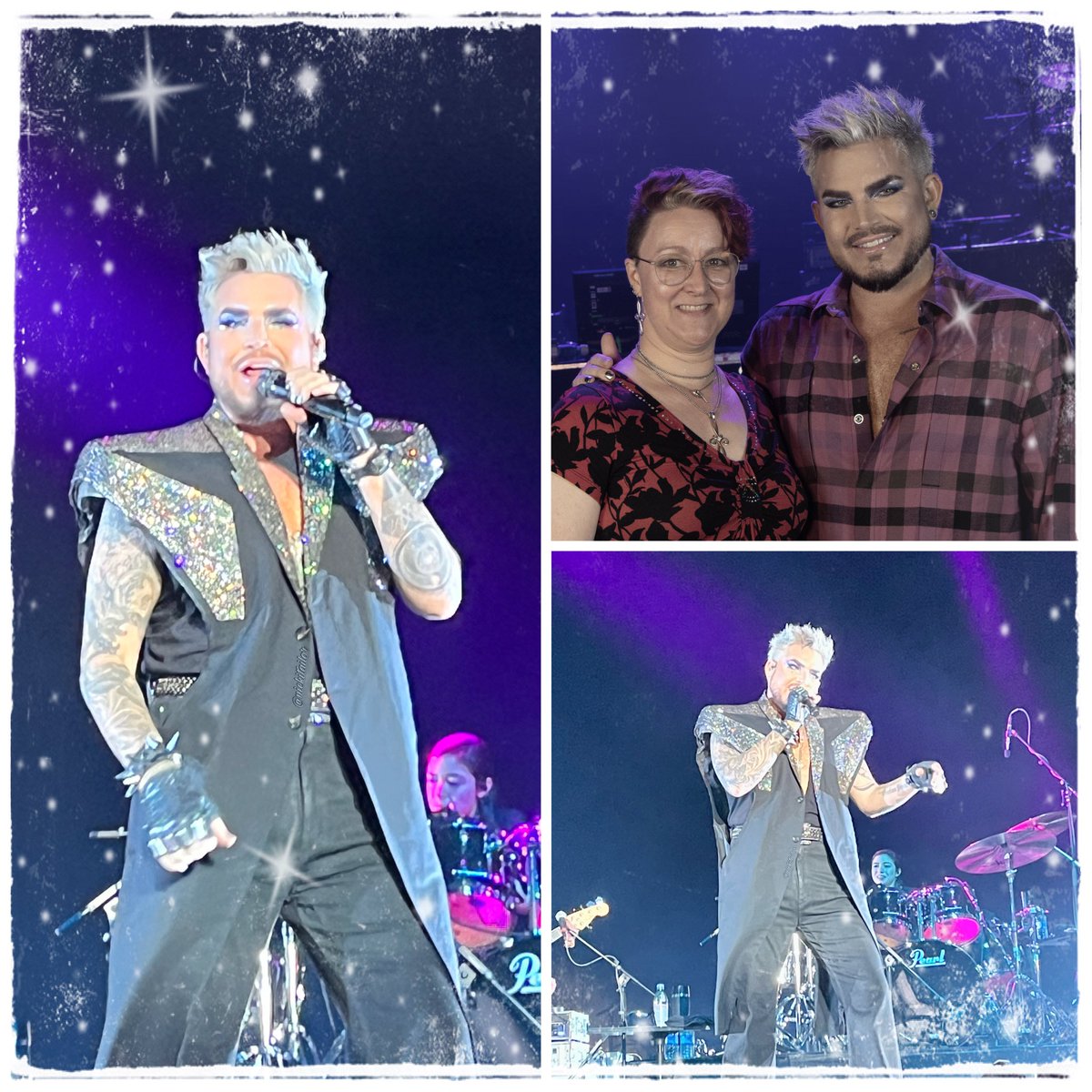 Finally 🤩 Cologne, June 10th in 2023 I saw @adamlambert not only performing on stage but also… ☺️ And I also met some Glamberts in person what made me very happy 💚💜 it was a blast! #adamlambertcologne #adamlambertlive #glamberts