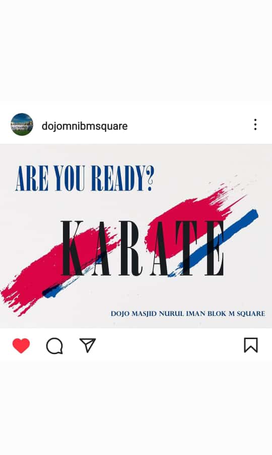 LoosieLubis's tweet image. 🥋🥋🥋 
ARE YOU READY ❓ 
🥋🥋🥋

#Karate 
#Lemkari
#Shotokan
#KarateIndonesia
#KarateDKIJakarta
#KarateJakartaSelatan
#DojoJakartaSelatan
#OlahRaga
#Beladiri
#Kihon
#Kumite
#KarateAnak mulai 5 tahun
#KarateDewasa
#KarateDewasatanpaBatasUmur
#MasjidNurulIman