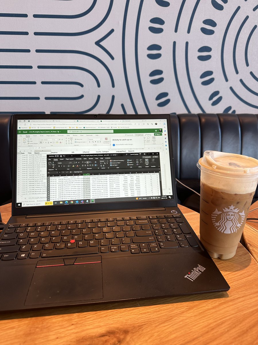 Not working from home for once ☕️