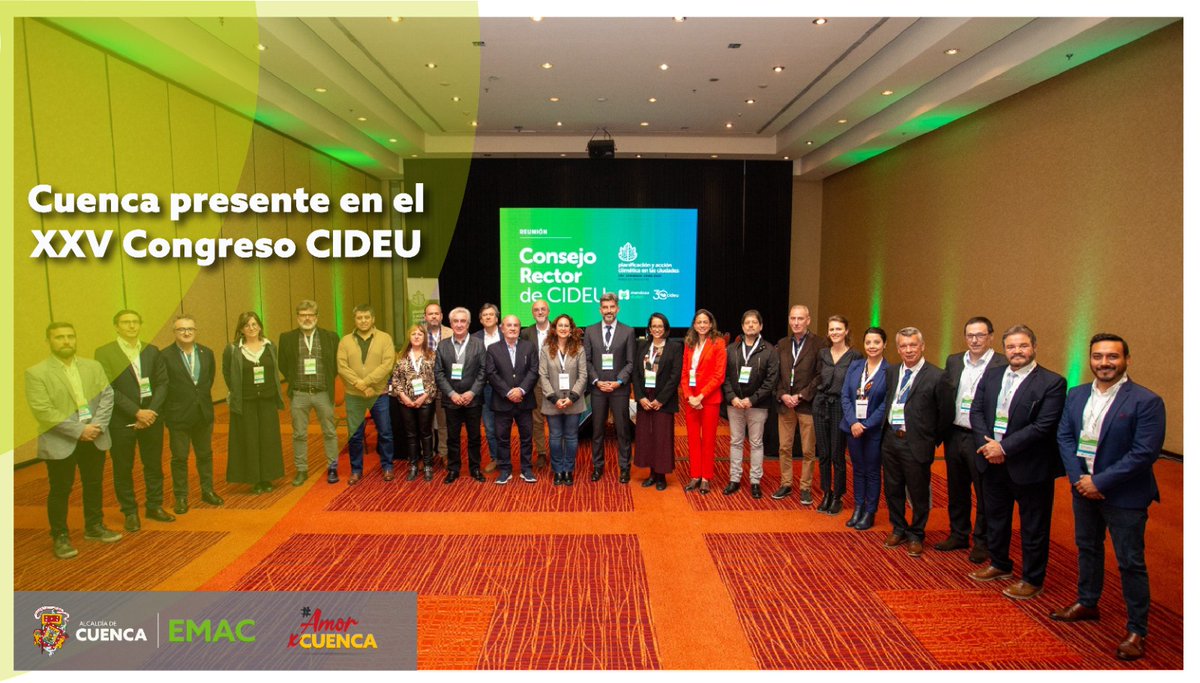 emac_ep's tweet photo. "La construcción de ciudades cuidadoras"
Hoy @mcaridadvazquez, gerenta de la @emac_ep es ponente y compartirá estrategias ambientales que han sido aplicadas en Cuenca y merecen ser #replicadas.
¡Gracias Cuenca por ser referente internacional!
@mcaridadvazquez
@czamoramatute https://t.co/JELAqEEWLo