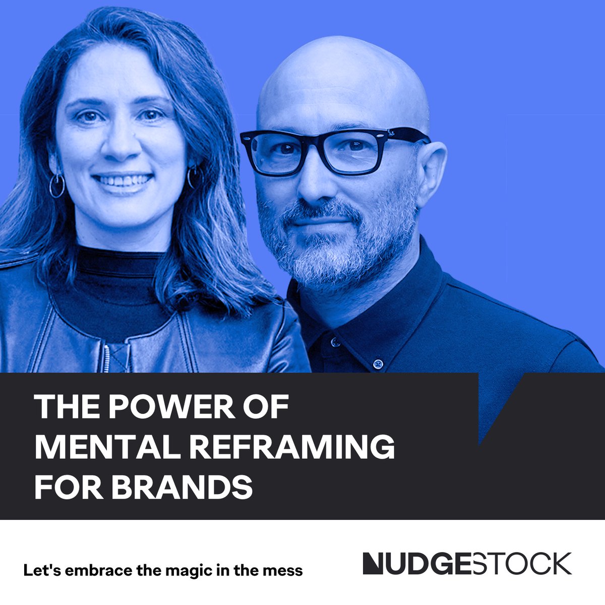 Coming up, marketing leader @MartaPalenc and design professional @robertofara link up to dive into the messy process of a very spectacular piece of work, that combines creativity and behavioural science. #Nudgestock2023