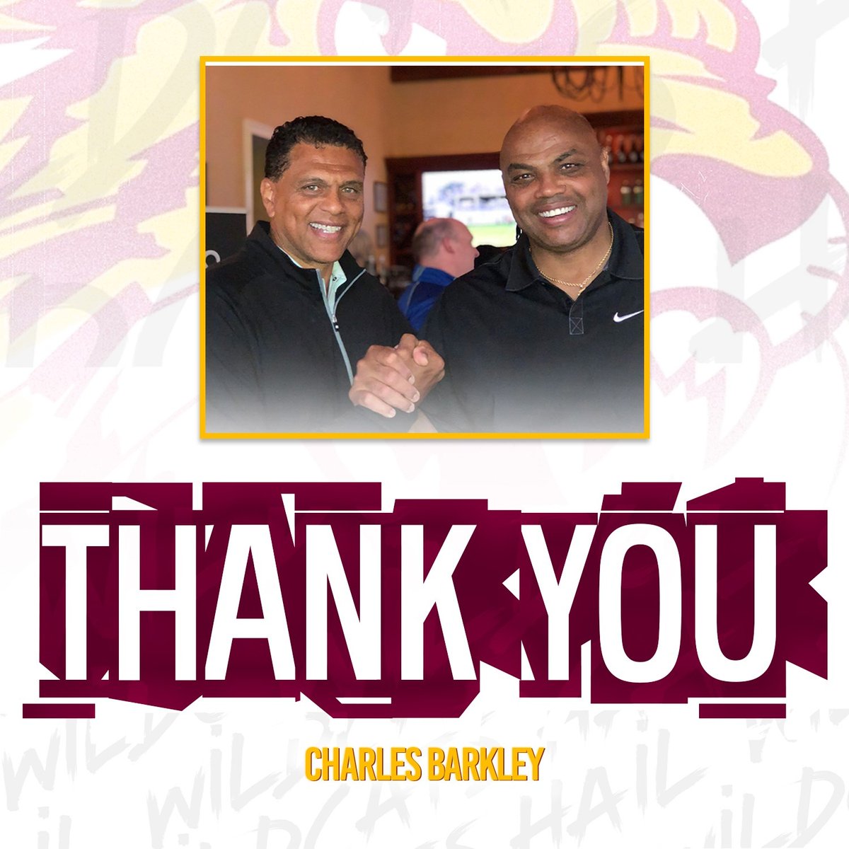 NBA Stars 🤝 B-CU Athletics Thank you for your generosity, Chuck! All of Wildcat Nation appreciates your support! 📰bcuathletics.com/news/2023/7/6/… #𝙇𝙚𝙩𝙨𝙂𝙤 | #𝙃𝙖𝙞𝙡𝙒𝙞𝙡𝙙𝙘𝙖𝙩𝙨 | #𝙋𝙧𝙚𝙮𝙏𝙤𝙜𝙚𝙩𝙝𝙚𝙧