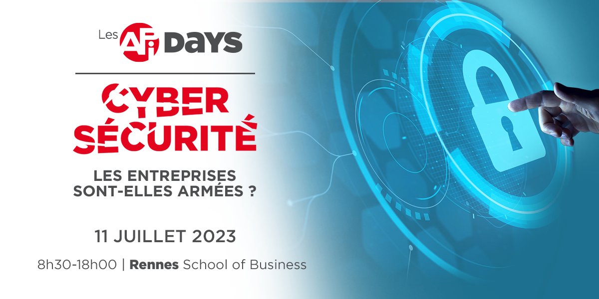 Mardi se déroulera à #Rennes le 1er événement en région pour les entreprises sur la cybersécurité organisé par <a href="/agence_api/">API News (ex- La Lettre API) - Agence API</a>

L'objectif ? Sensibiliser aux enjeux, identifier les vulnérabilités, et mieux s’armer face aux cyberattaques. 

Info &amp; inscription : cybersecurite.ouest-france.fr/programme/