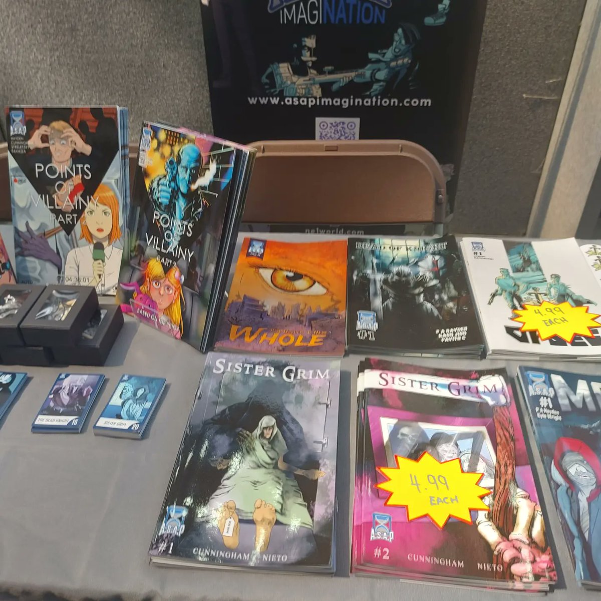 We have arrived!! 

We are at LFCC, set up and ready to go!