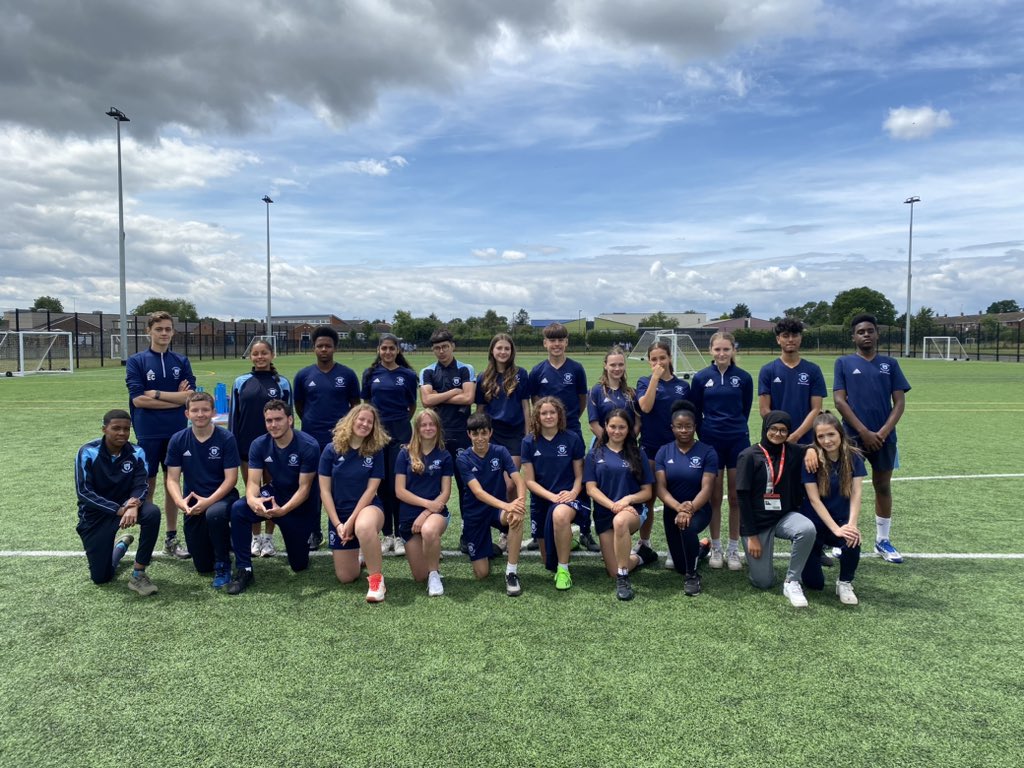 Huge well done to our year 10 sports leaders, who led the Year 6 Transition games today for 180 primary school students.