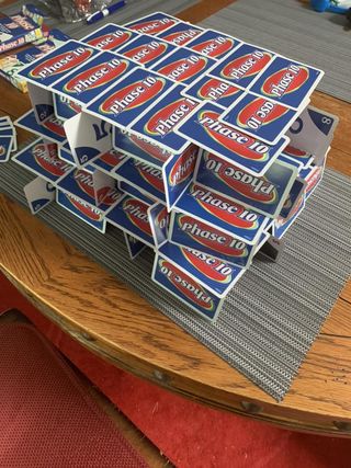 Just checking in on your progress with weeks Silly LittleGoal &amp; sharing some pics someone in my house took during their attempt! 

Don't forget to sign up at sillylittlegoals.com for next week's email! 

#Goals #SLG #Cards #houseofCards #SillyLittleGoals #Accountability