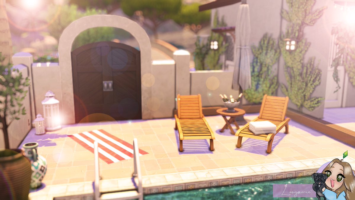 lazysimie's tweet image. Tiny Holiday Villa π΄π
β‘ l Β§80,225
β‘ l 20x20 l Tartosa
β‘ l Residential
ποΈ 1 l π½ 2
βοΈ l ID: Lazysimie
βοΈ l No CC
#TheSims #TheSims4 #ts4 #simsbuilds #ShowUsYourBuilds @TheSims