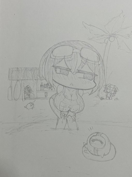 ラフ描き描き…
とても同じ奴が描いたと思わなんだ… 