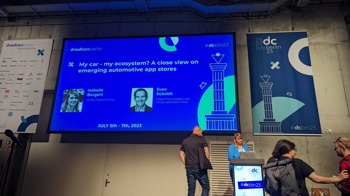 wahibhaq's tweet image. Interesting talk by @cariad_tech 👍

It is an exciting time in the #Automotive Tech space.

All OEMs &amp;amp; App Stores are trying to get the attention of app publishers and Android dev community.

Glad to be part of this space at @diconium ✌️

#dcbln23 #aaos