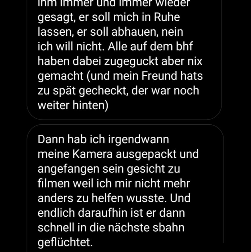 Caption auf Instagram! 

#catcallsofberlin #ankreiden #catcalling #stopptbelästigung #stopcatcalling #feminismus #chalkback #catcalls #berlin #feminism #stopstreetharassment

 instagram.com/catcallsofberl…