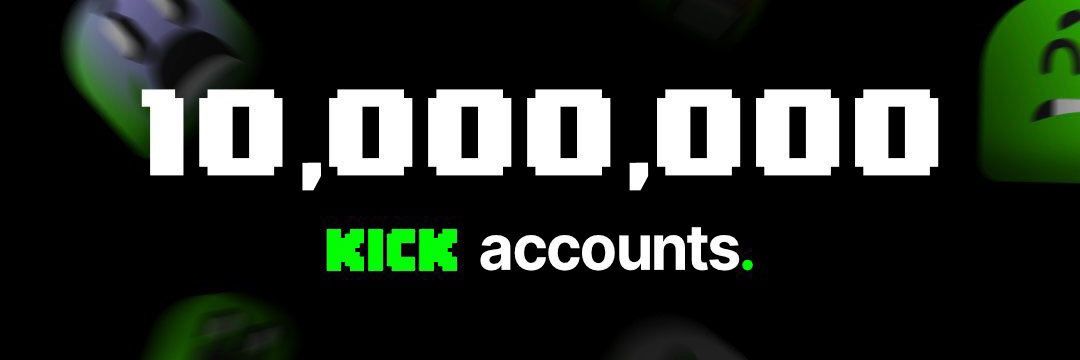None of our followers should have less than 100 followers on Kick. 💚

How many do you have?