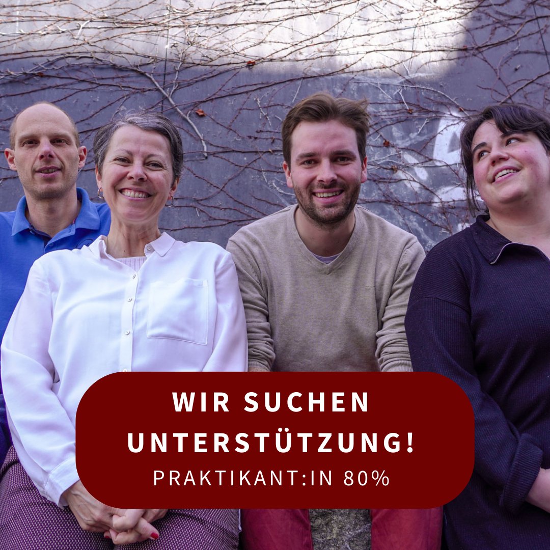 Wir haben ein #Praktikum ausgeschrieben! 🎉
Möchtest du in unserer beweglichen, bewegten und bewegenden Organisation mitmachen und Erfahrung in der Kommunikation sammeln? 
Dann bewerbe dich jetzt: bit.ly/44v9mse

UND: Gerne weitersagen! 😊👍🏼