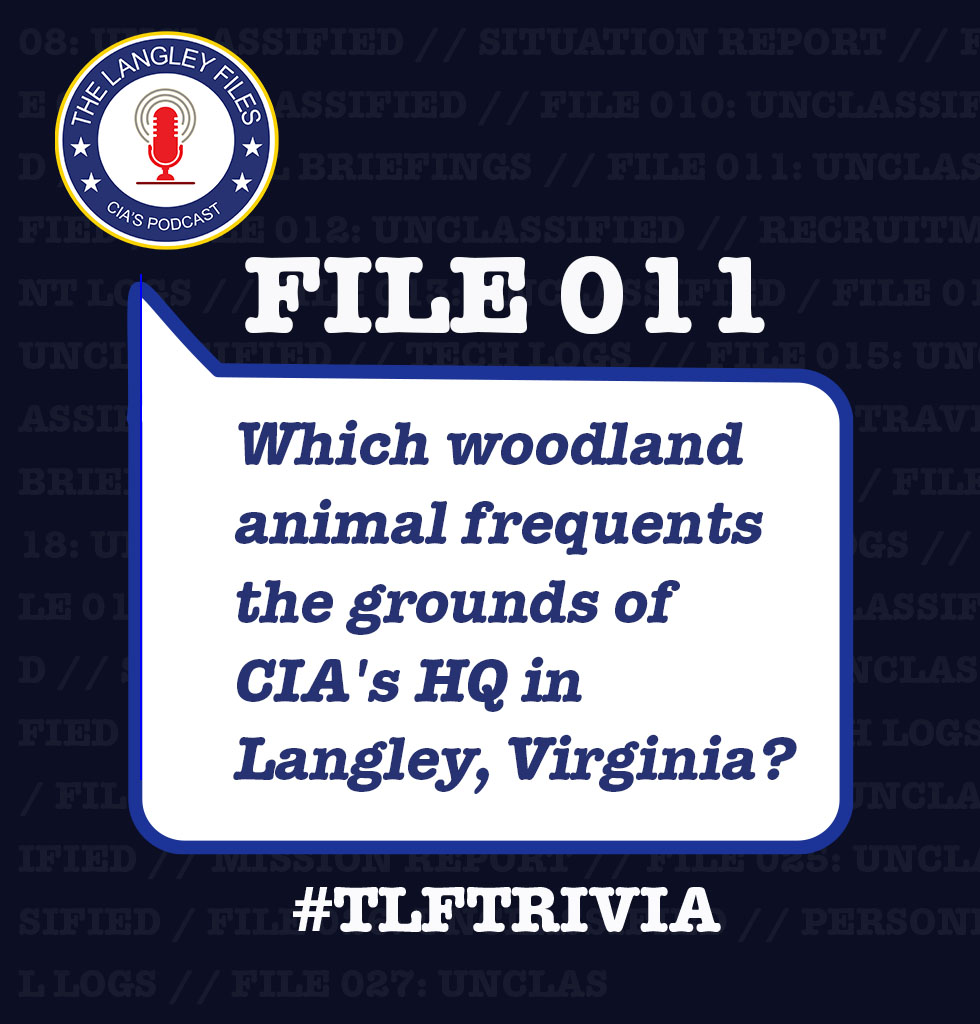 #ICYMI: Each episode of #TheLangleyFiles ends with a trivia question, which is answered in the following episode.

Spoiler alert - the answer to File 011's trivia question can't be found in CIA's #WorldFactbook. Can you guess the answer?

Listen here: thelangleyfiles.transistor.fm