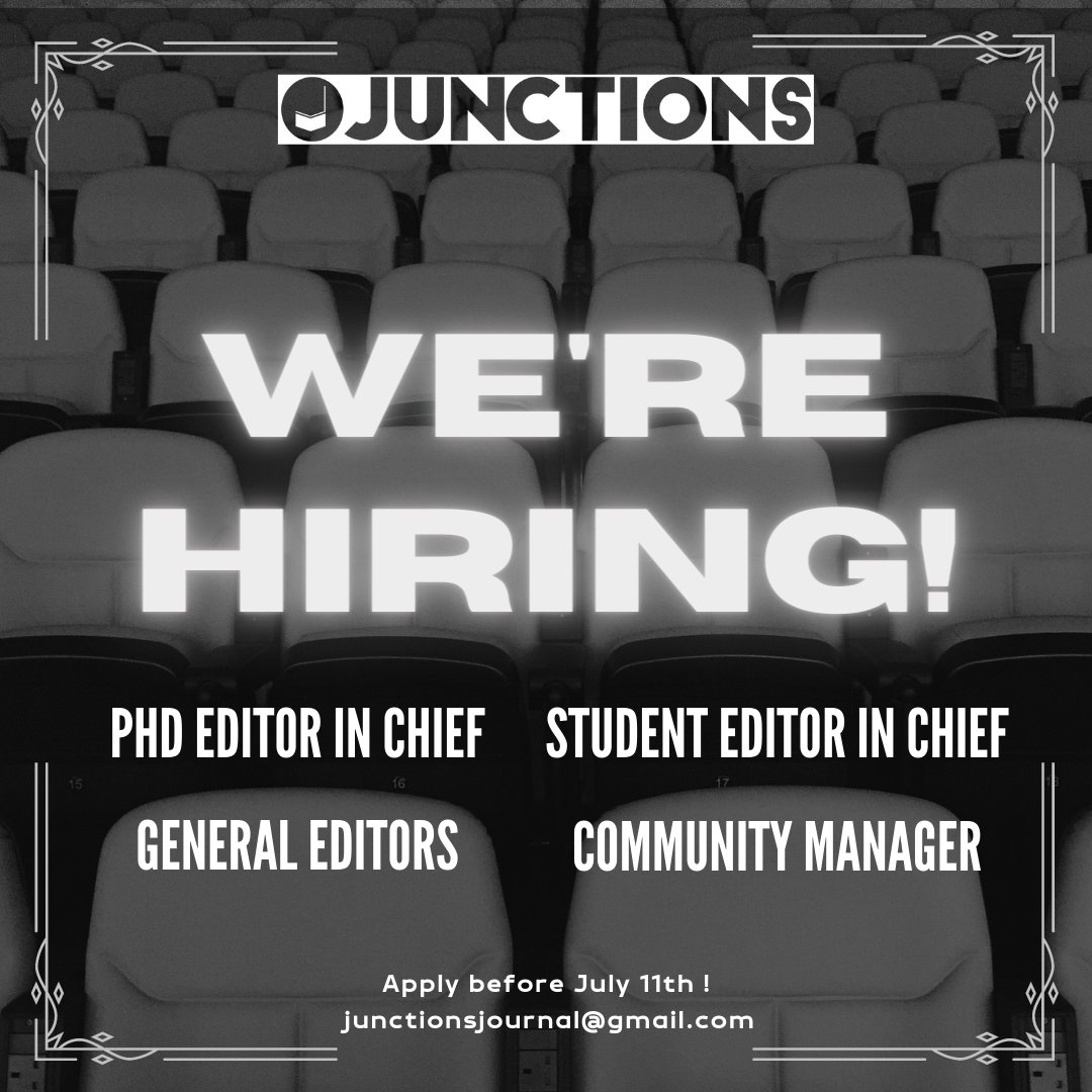 Junctions Journal tweet media