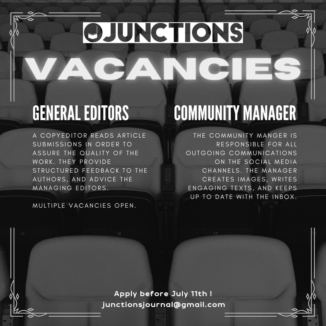 Junctions Journal tweet media