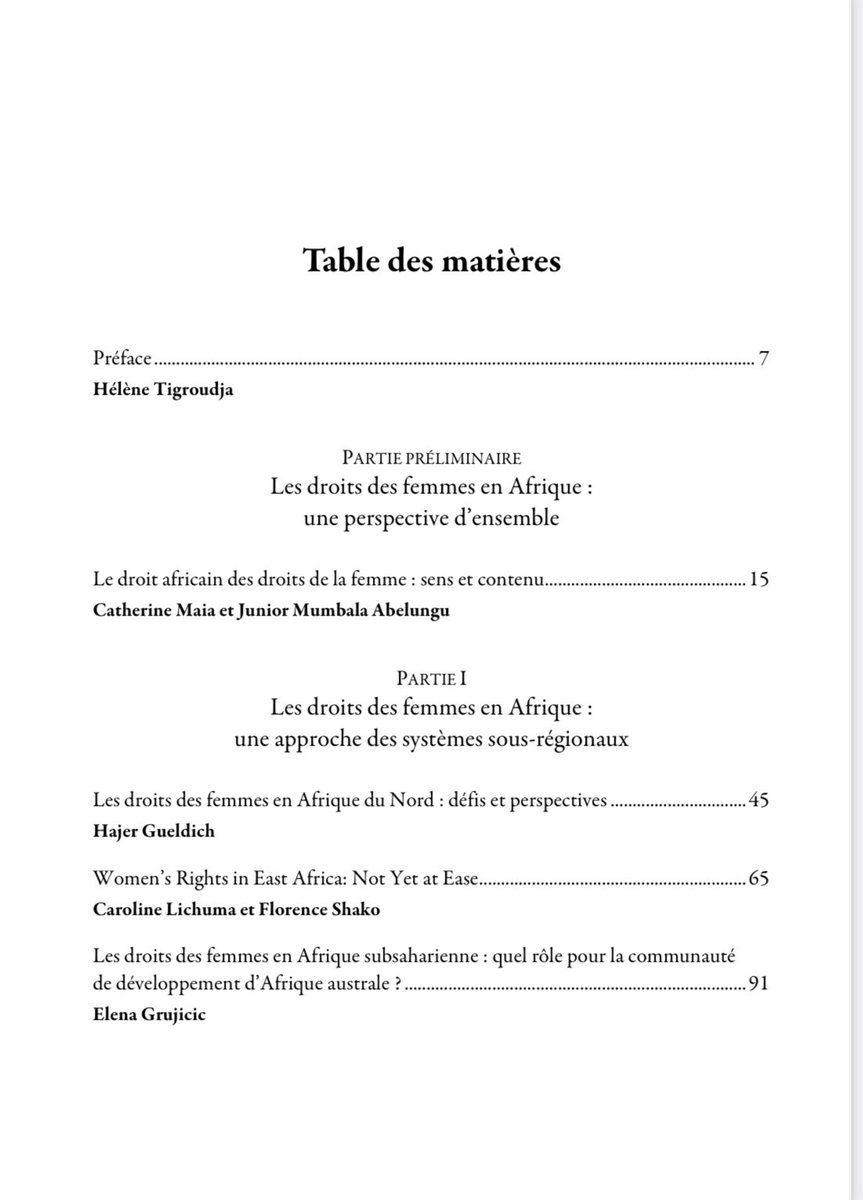FlorenceShako's tweet photo. Happy to announce our latest publication with @carollichuma titled ‘Women’s Rights in East Africa:Not Yet at Ease’ a chapter in the book Le droit africain des droits de la femme: questions choisies(African Women's Rights Law:Selected Issues)Edited by
Catherine Maia&amp;Junior Mumbala https://t.co/qaV2UguKql