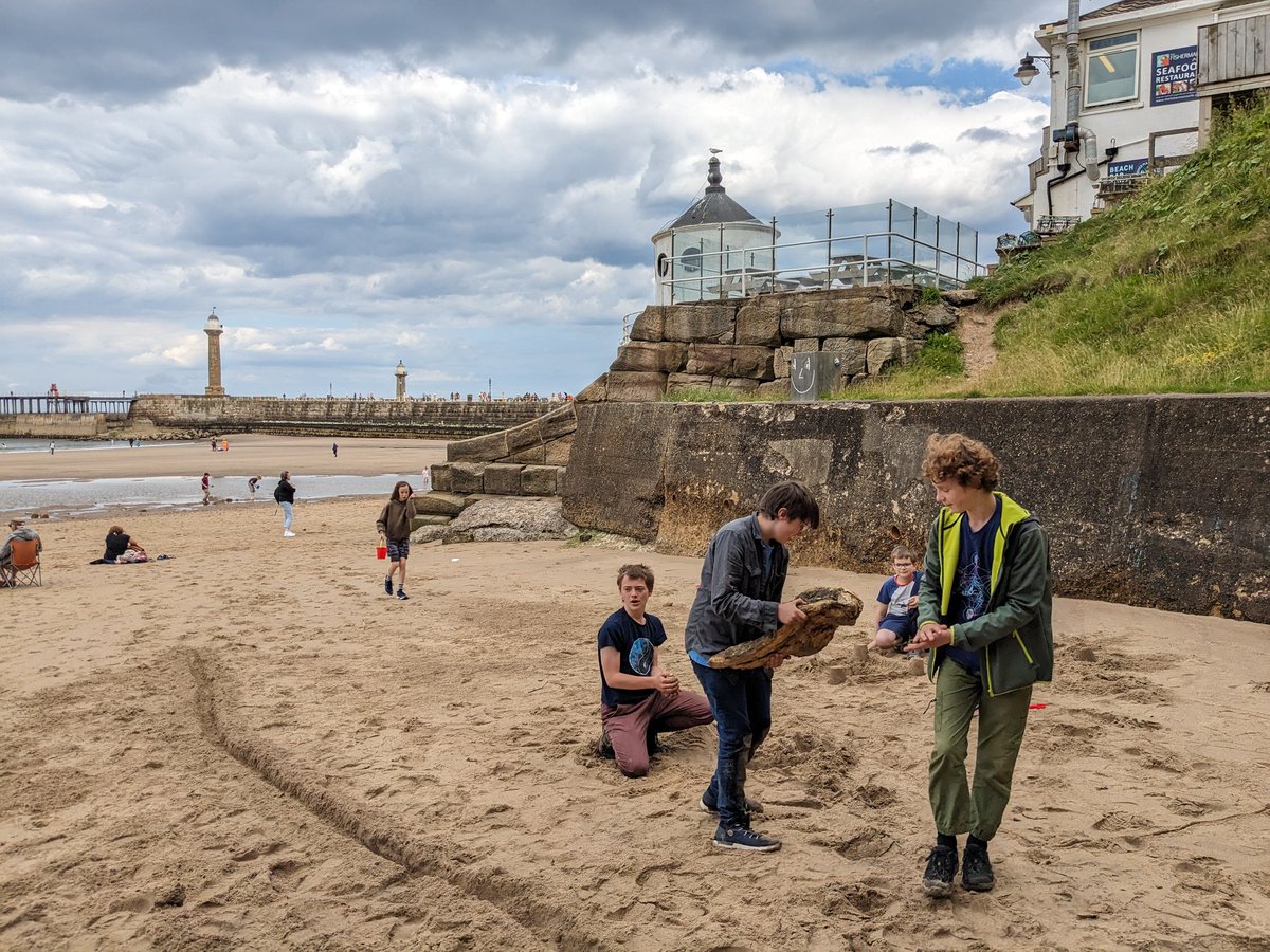 BoothamJamesR's tweet photo. #BoothamExpeditions Steam to the Coast has been a great success! Thanks to @nymr @Quaysidewhitby and Whitby Coastal Cruises. @BoothamSchool https://t.co/15wBCEqRE8