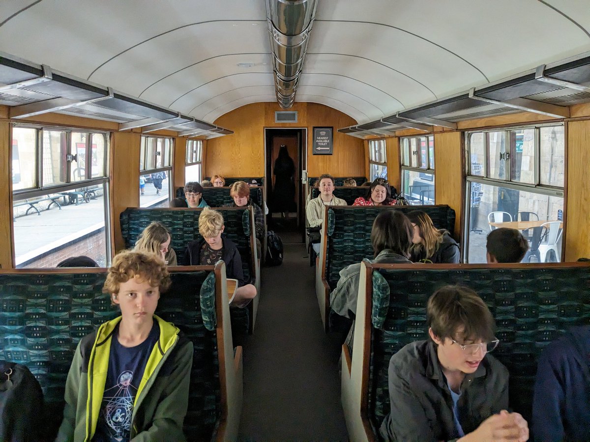 BoothamJamesR's tweet photo. #BoothamExpeditions Steam to the Coast has been a great success! Thanks to @nymr @Quaysidewhitby and Whitby Coastal Cruises. @BoothamSchool https://t.co/15wBCEqRE8