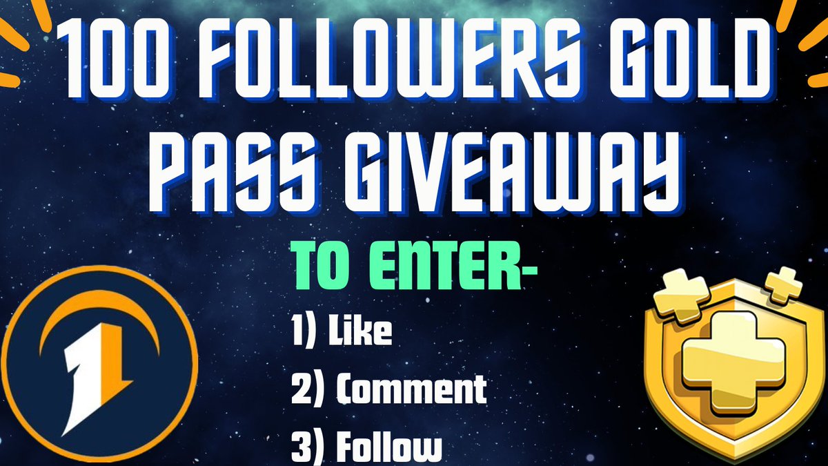 🚨 GIVEAWAY 🚨 

To celebrate hitting 100 followers, we’ll be giving out a gold pass! To participate: 

❤️ Like and follow 
🔁 Retweet 
✅ Tag a friend 

The winner will be announced in 72 hours! ⏳